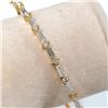 Image 2 : Certified 14K  21 Diamonds(1.1Ct,Si1-I1,F-G) Bracelet