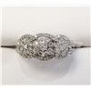 Image 1 : Certified 10K  27 Diamonds(0.2Ct,Si2-I1,F-G) 72 Diamonds(0.3Ct,I1-I2,F-G) Ring