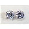 Image 1 : $1300 10K  CZ Earrings