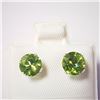 Image 1 : $180 10K  Peridot(1.8ct) Earrings