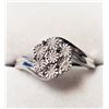 Image 1 : $100 Silver 7Diamond Ring