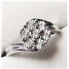 Image 2 : $100 Silver 7Diamond Ring