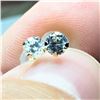 Image 1 : $150 14K  CZ Earrings