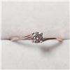 Image 1 : Certified 10K  Diamond (0.2Ct,Si2,I) Ring
