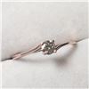Image 2 : Certified 10K  Diamond (0.2Ct,Si2,I) Ring