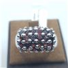 Image 1 : $180 Silver Garnet(3.4ct) Ring