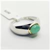 Image 2 : $150 Silver Emerald(1.3ct) Ring