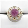 Image 1 : $300 Gold plated Sil Ruby(5.4ct) Ring