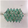 Image 1 : $220 Silver Emerald(3.45ct) Ring