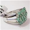 Image 3 : $220 Silver Emerald(3.45ct) Ring