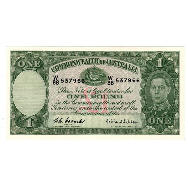 Australia £1 1938-1940 Series UNC