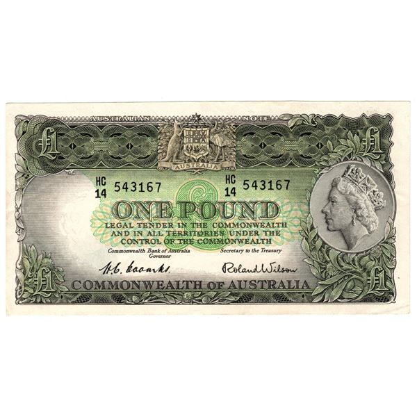 Australia £1 1953-1954 Series UNC