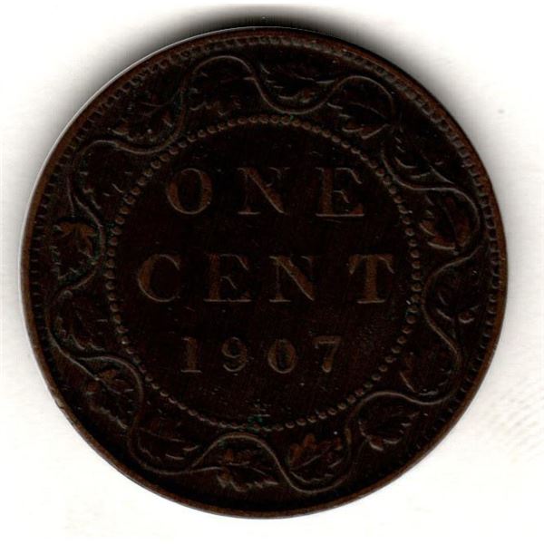 Canada 1 Cent 1907-H EF
