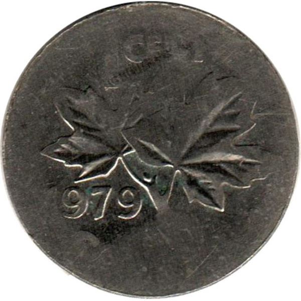 Canada 1 Cent 1979 Struck on foreign planchet