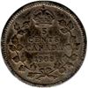 Image 1 : Canada 5 Cents Silver, 1908 Small 8 EF