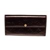 Image 1 : Louis Vuitton Brown Monogram Vernis Leather Sarah Wallet