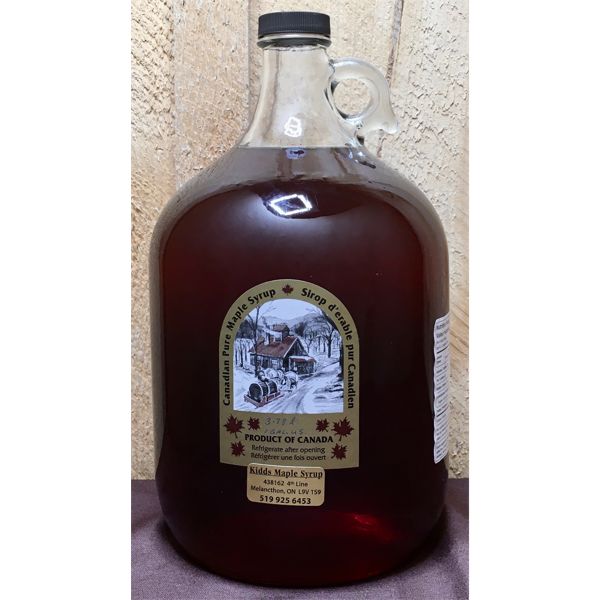 KIDD FAMILY FARMS MAPLE SYRUP - 1 US GAL