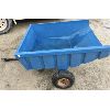 Image 1 : TOW BEHIND GARDEN DUMP WAGON - POLY - 3 X 4 FEET