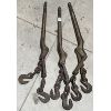 Image 1 : LOT OF 3 - CHAIN BINDERS W/ SWIVEL HOOKS