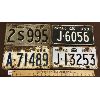 Image 1 : LOT OF 4 - ONTARIO LICENSE PLATES - 1947 TO 1964