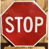 Image 1 : SINGLE SIDED METAL STOP SIGN - 24IN X 24IN