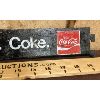 Image 2 : SINGLE SIDED COCA-COLA METAL ADVERTISING INSERT - APPROX 20IN X 2.5IN