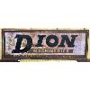 Image 1 : DION MACHINERY SINGLE SIDED METAL SIGN - 32.5IN X 12IN