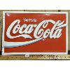 Image 2 : COCA-COLA DOUBLE SIDED PLASTIC SIGN - 17.5IN X 12IN