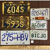 Image 1 : LOT OF 6 - MISC LICENSE PLATES - INCL 1956 TRAILER PAIR