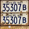 Image 1 : PAIR OF 1954 ONTARIO LICENSE PLATES
