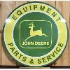 Image 1 : JOHN DEERE EQUIPMENT AND SERVICE SIGN - 48IN