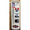 Image 1 : MIGHTYPLATE TEXAS REFINERY CORP METAL THERMOMETER - 23.5IN