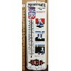 Image 1 : MIGHTYPLATE TEXAS REFINERY CORP METAL THERMOMETER - 23.5IN