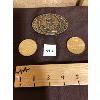 Image 1 : LOT OF 3 - 1994 JOHN DEERE BELT BUCKLE - BRONZE FINISH & TOKENS