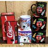 Image 1 : LOT OF 4 - COCA-COLA MUGS AND AM/FM RADIO