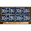 Image 1 : LOT OF 4 - 1980s ONTARIO LICENSE PLATE PAIRS