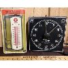 Image 1 : LOT OF 2 - TEXACO WINDOW THERMOMETER AND GRALAB UNIVERSAL TIMER