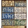Image 1 : LOT OF 8 - ONTARIO LICENSE PLATES - 1962, 65, 68, 72 AND 76