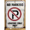 Image 1 : NO PARKING METAL SIGN - 12 X 18in