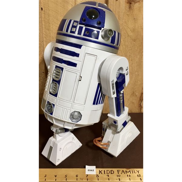 LARGE R2D2 PLASTIC ROBOT - 16in TALL