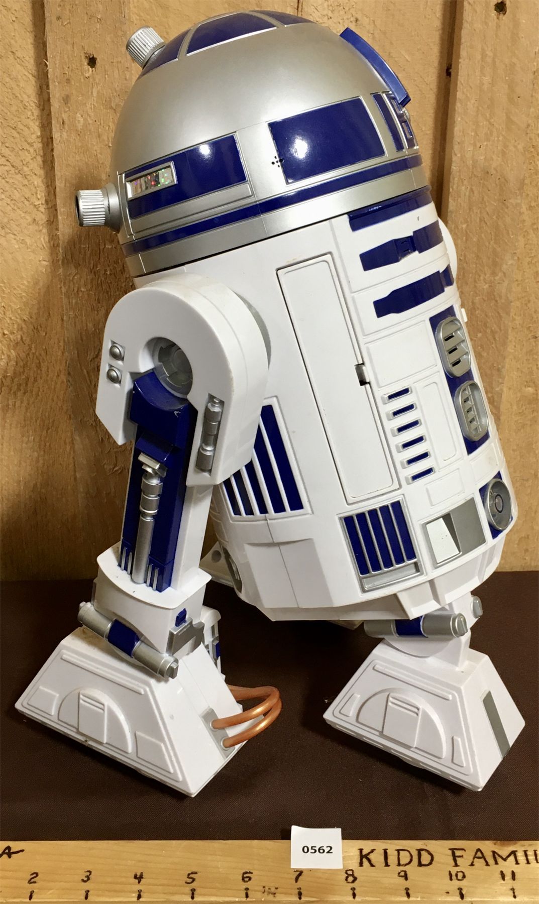 LARGE R2D2 PLASTIC ROBOT - 16in TALL - Kidd Family Auctions