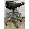 Image 1 : MOTORCYCLE SEAT STYLE ROLLING WORKSHOP STOOL