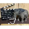 Image 1 : LOT OF 2 - BATTERY OPERATED WOLLY MAMMOTH TOY AND CLAPPERBOARD