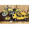 LOT OF 3 - METAL HUMMER, MOTORCYCLE AND FERRARI EMBLEM