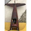 Image 3 : LARGE WOOD FRAMED US ARMY REMOTE CONTROL AIRPLANE - 64in WINGSPAN