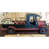 Image 3 : LARGE WOOD AND METAL DECORATIVE MILK TRUCK - 9.5 x 11 x 25in