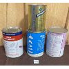 Image 2 : LOT OF 4 - SNOWMOBILE OIL CANS - 3 X QT SIZE & 1 X 18 OZ - 2 X FULL