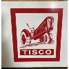 Image 2 : TISCO PARTS SIGN W/ BOTTOM FLANGE - SST - 10 X 36 INCHES