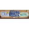 Image 1 : LOT OF 3 - US MOTORCYCLE LICENCE PLATES - 1970's