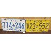 Image 1 : LOT OF 2 - 1970's LICENCE PLATES